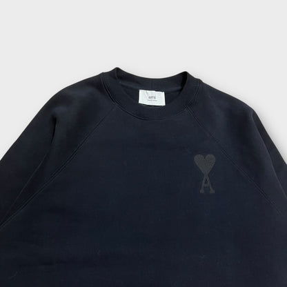 Sweat Noir AMI Paris - L