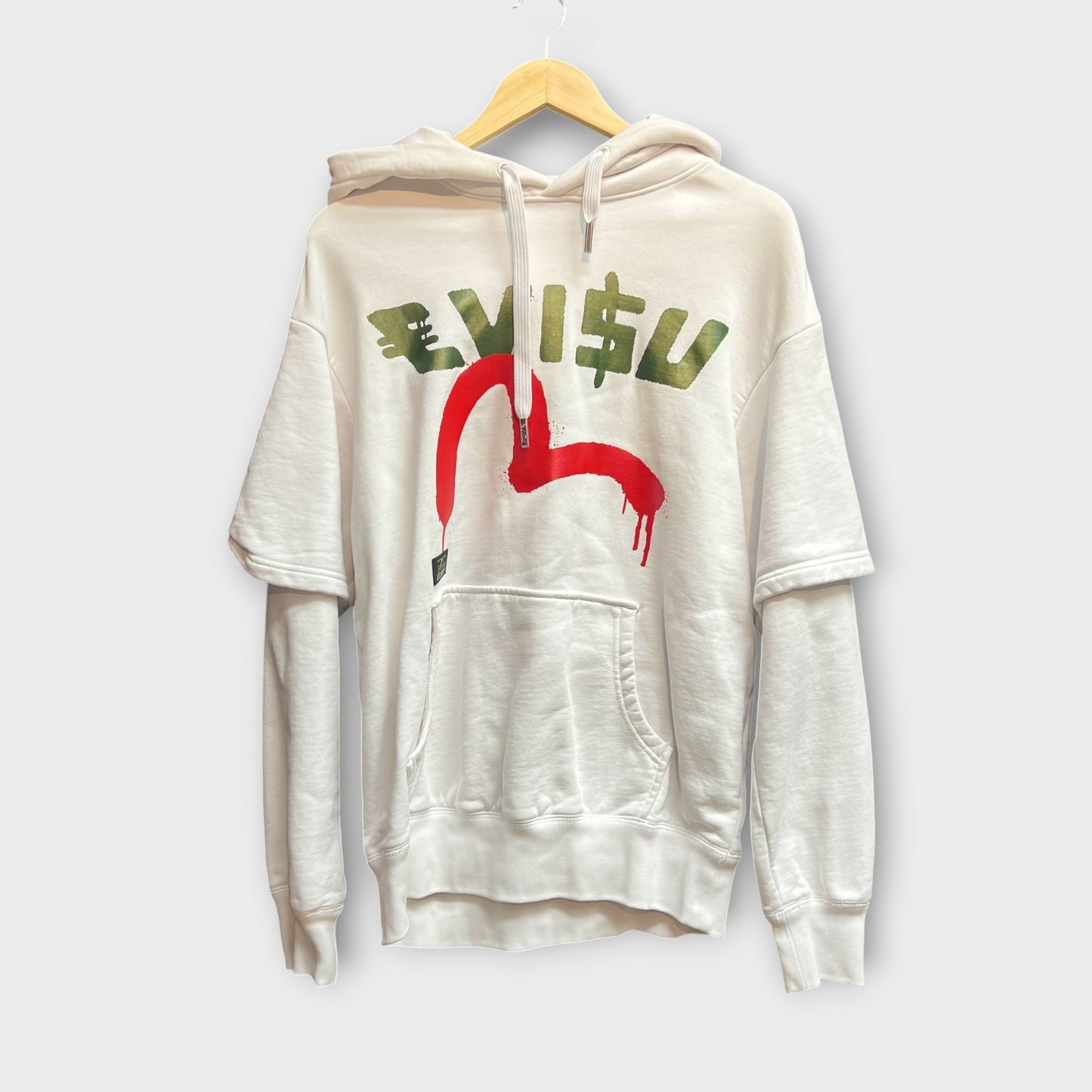 Hoodie Evisu blanc - S
