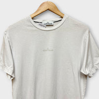 T-shirt Stone Island blanc (certilogo coupé) - M
