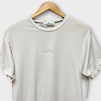 T-shirt Stone Island blanc (certilogo coupé) - M