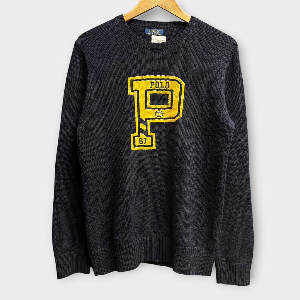 Pull Ralph Lauren Navy Polo - S