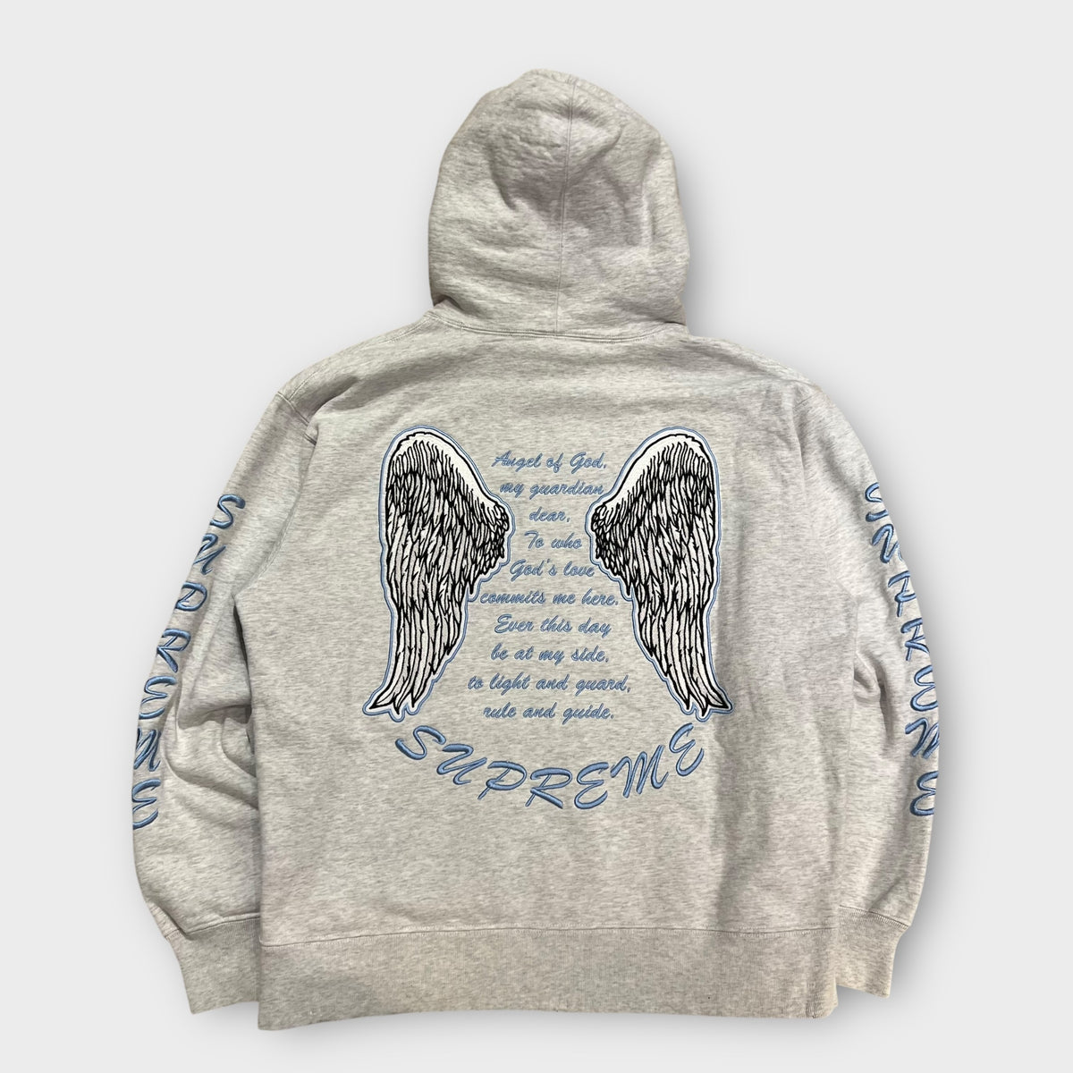 Hoodie Supreme Gris - M