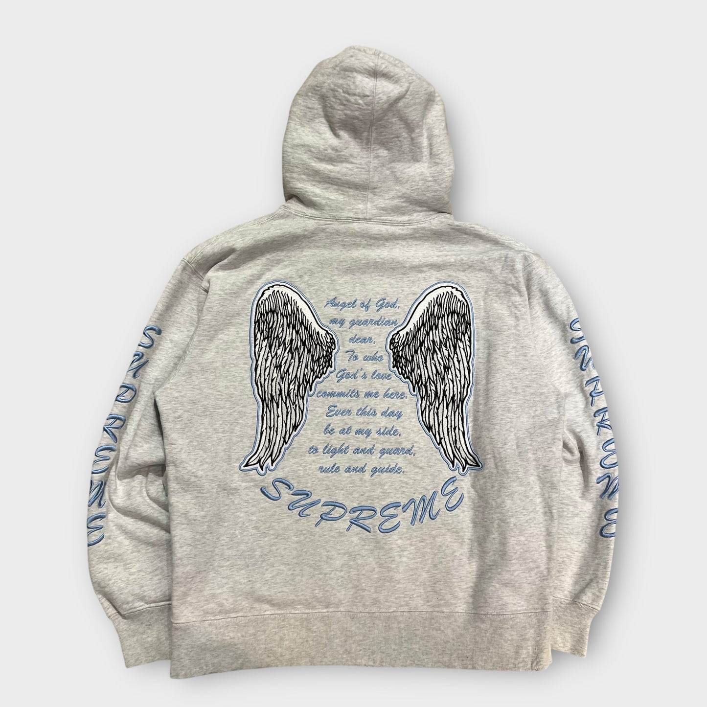 Hoodie Supreme Gris - M
