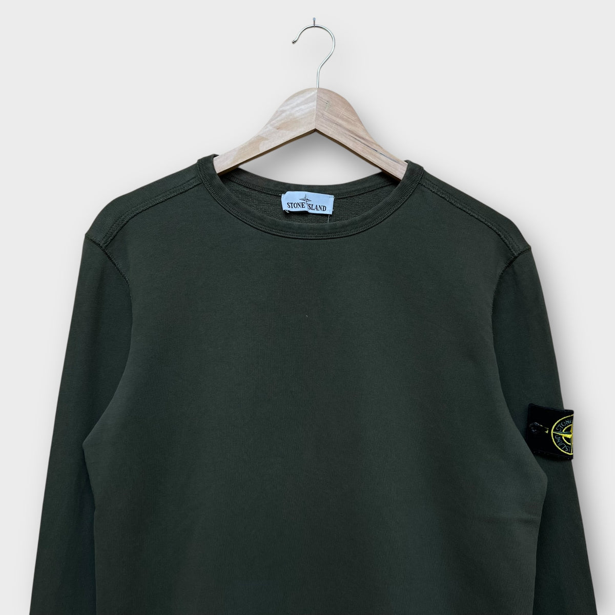 Sweat Stone Island kaki - S