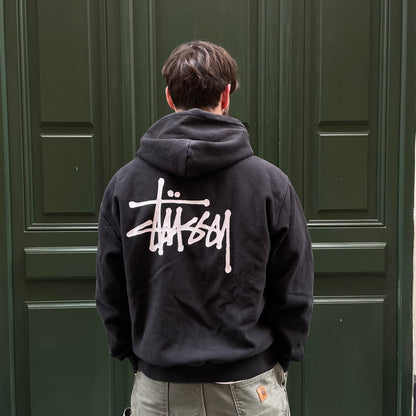 Basic Zip Stussy noir - L