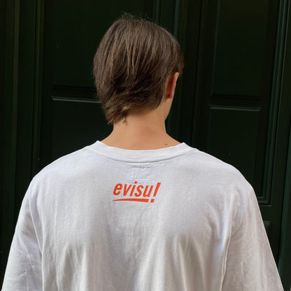 Evisu white t-shirt "The Power of memes" - L