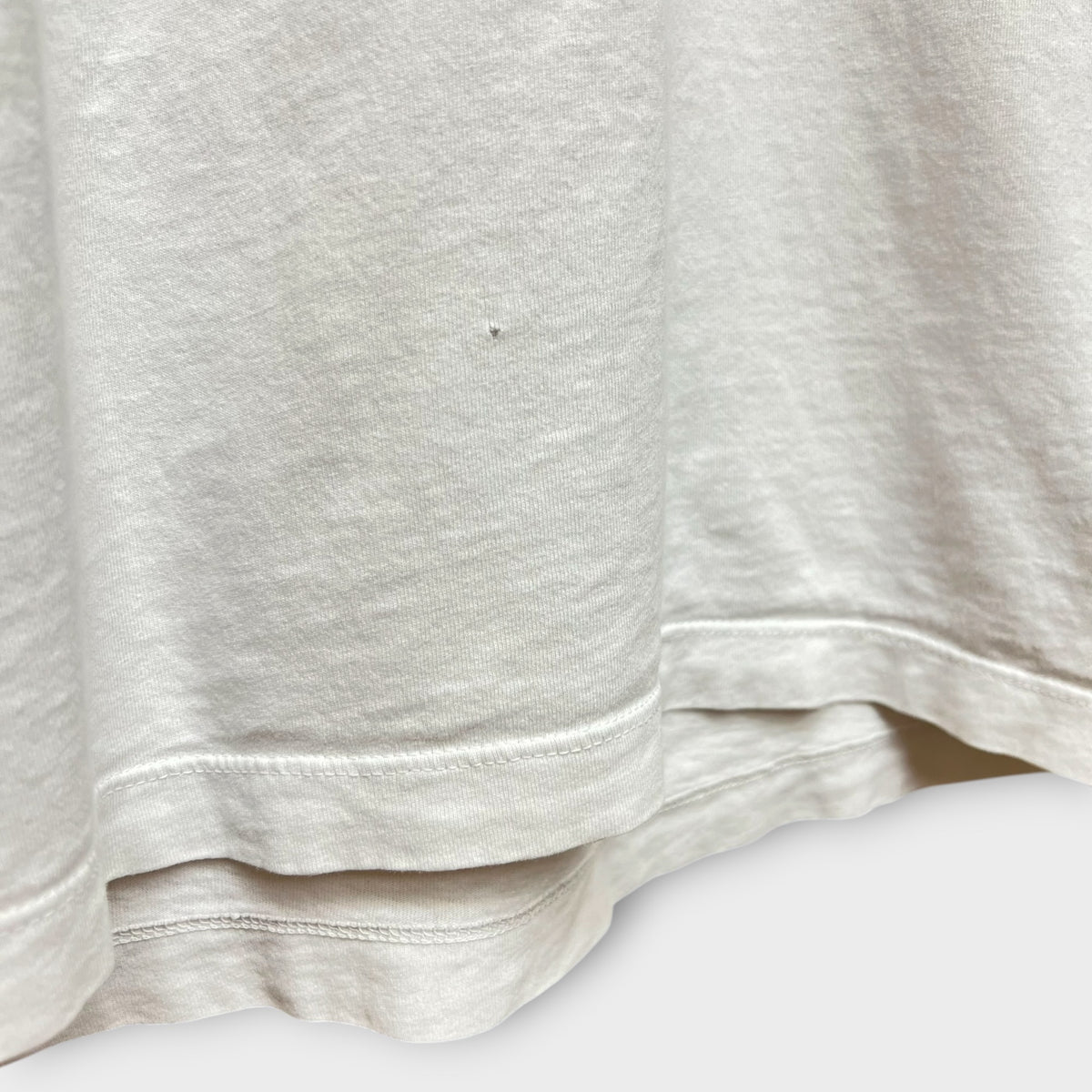 T-shirt Stone Island blanc (certilogo coupé) - M