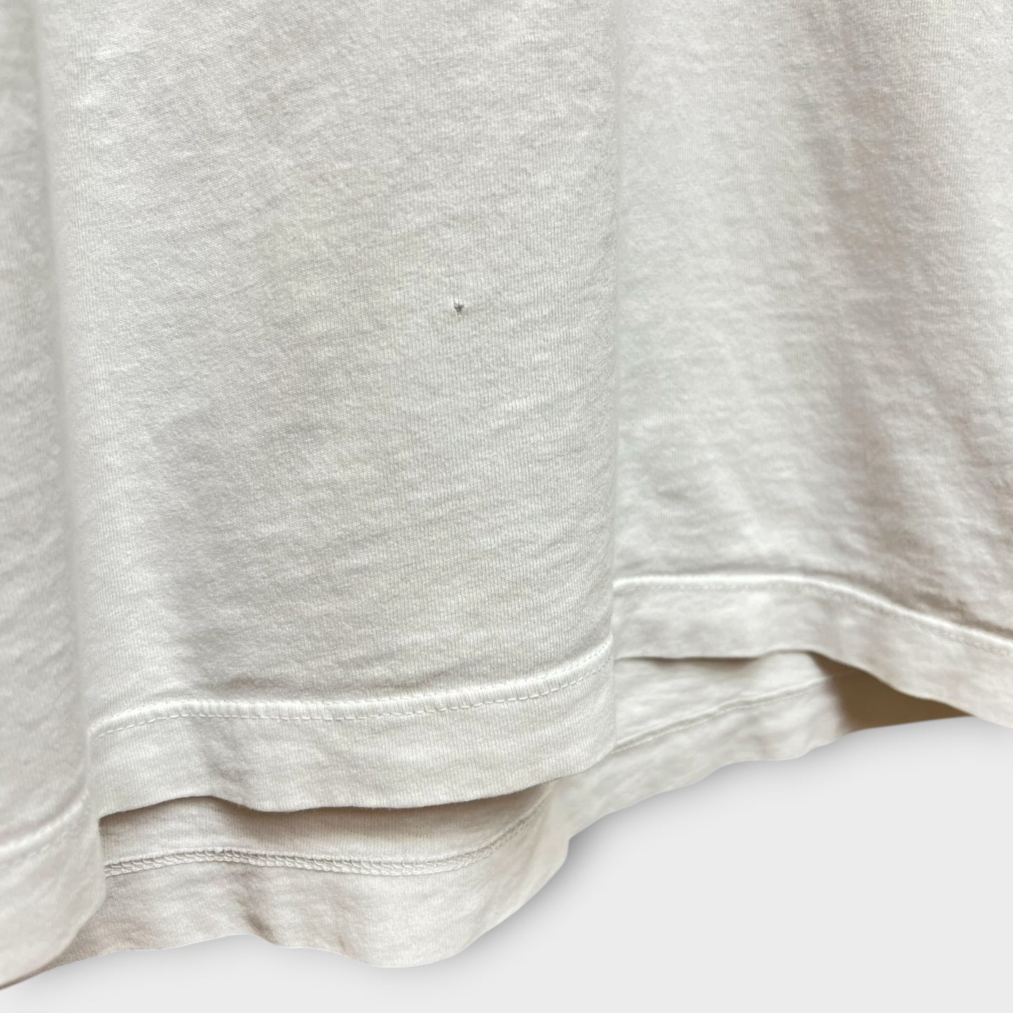 T-shirt Stone Island blanc (certilogo coupé) - M