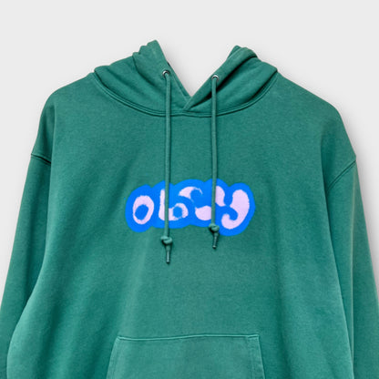 Hoodie Obey vert - M