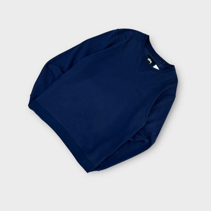 Sweat Stussy navy brodé - L