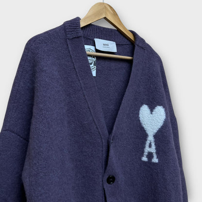 Cardigan Ami Paris violet en Alpaga - XL