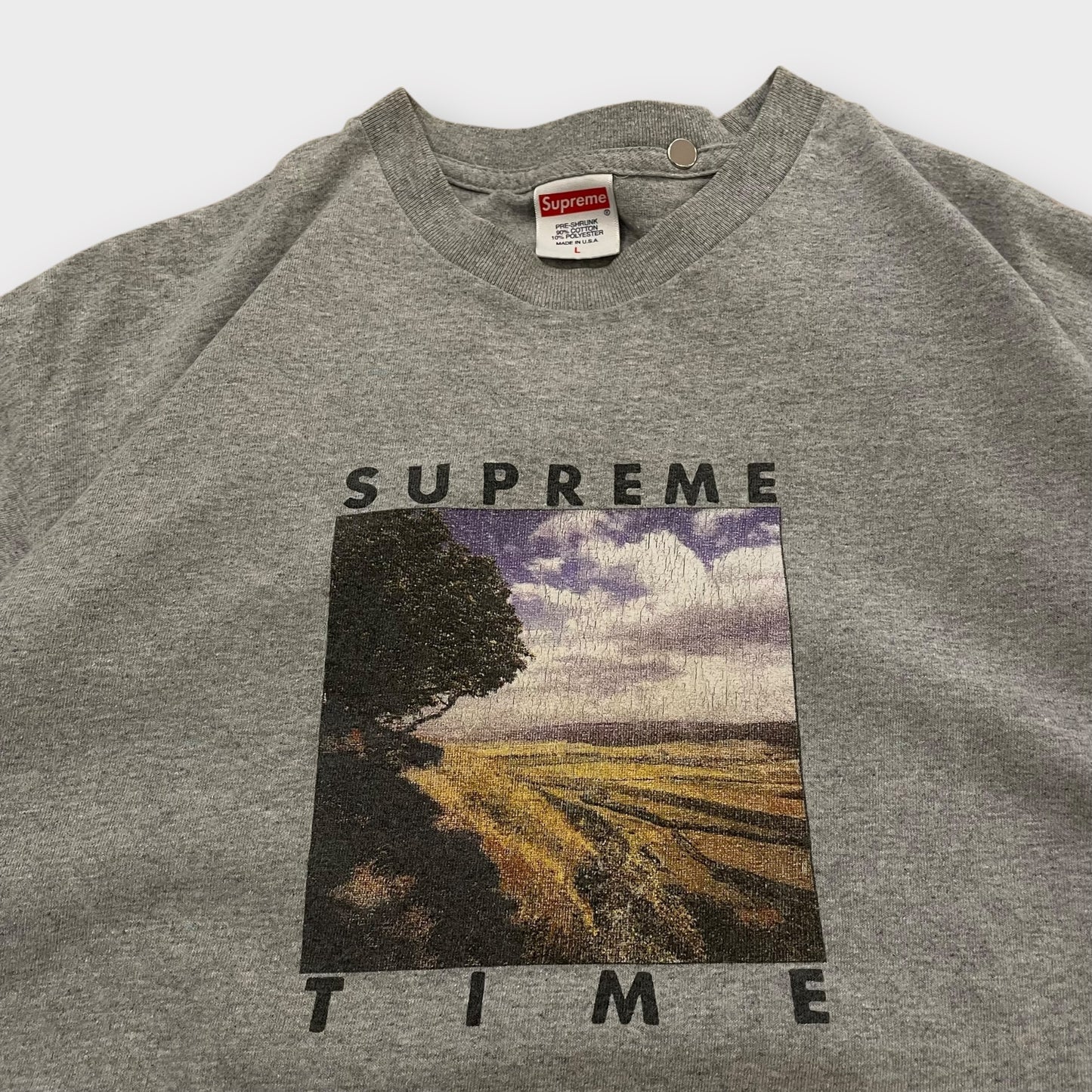 Supreme Time tee gris - L