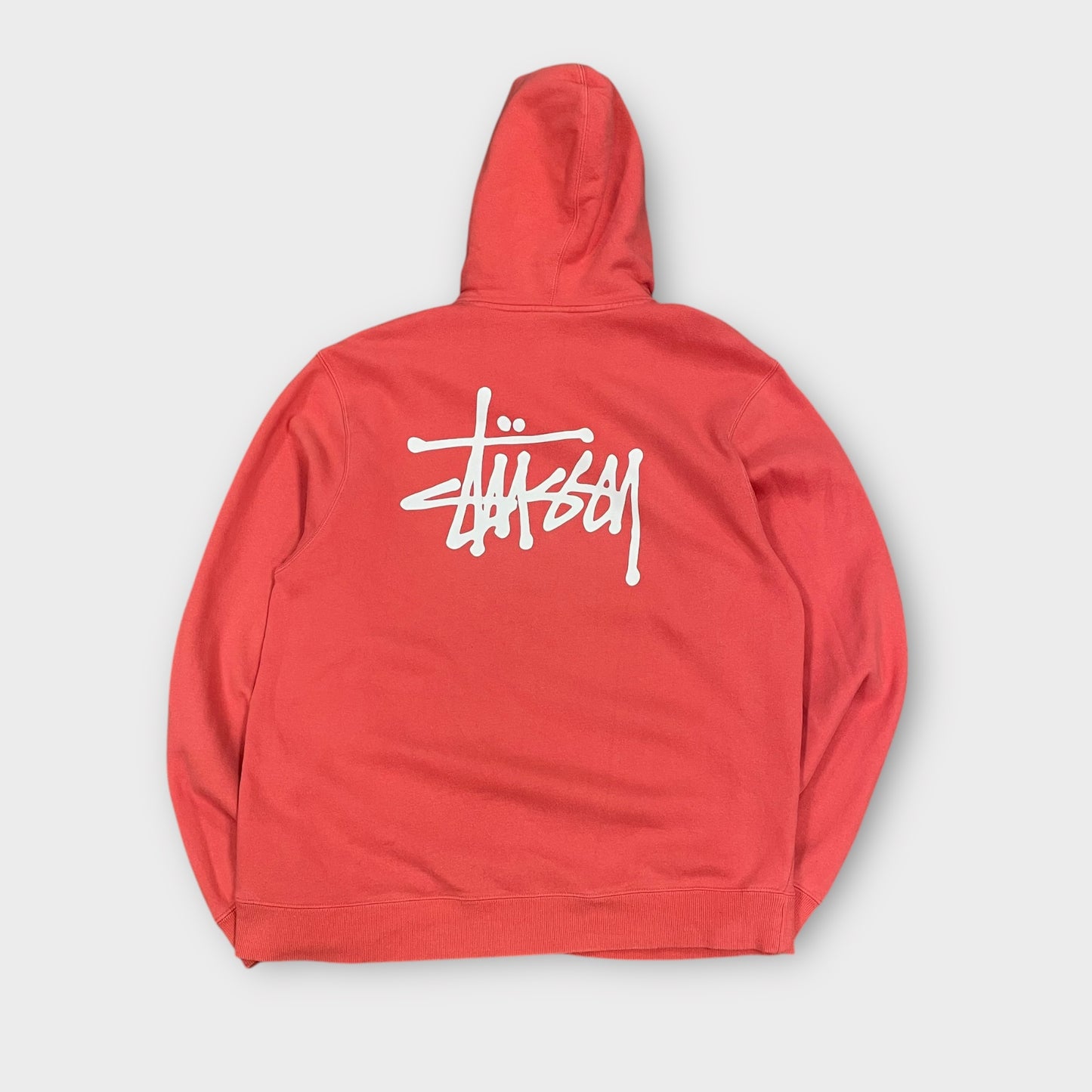 Classic logo Hoodie Stussy corail - XL