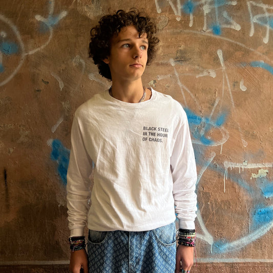 Longsleeve Stussy x Patta blanc - M