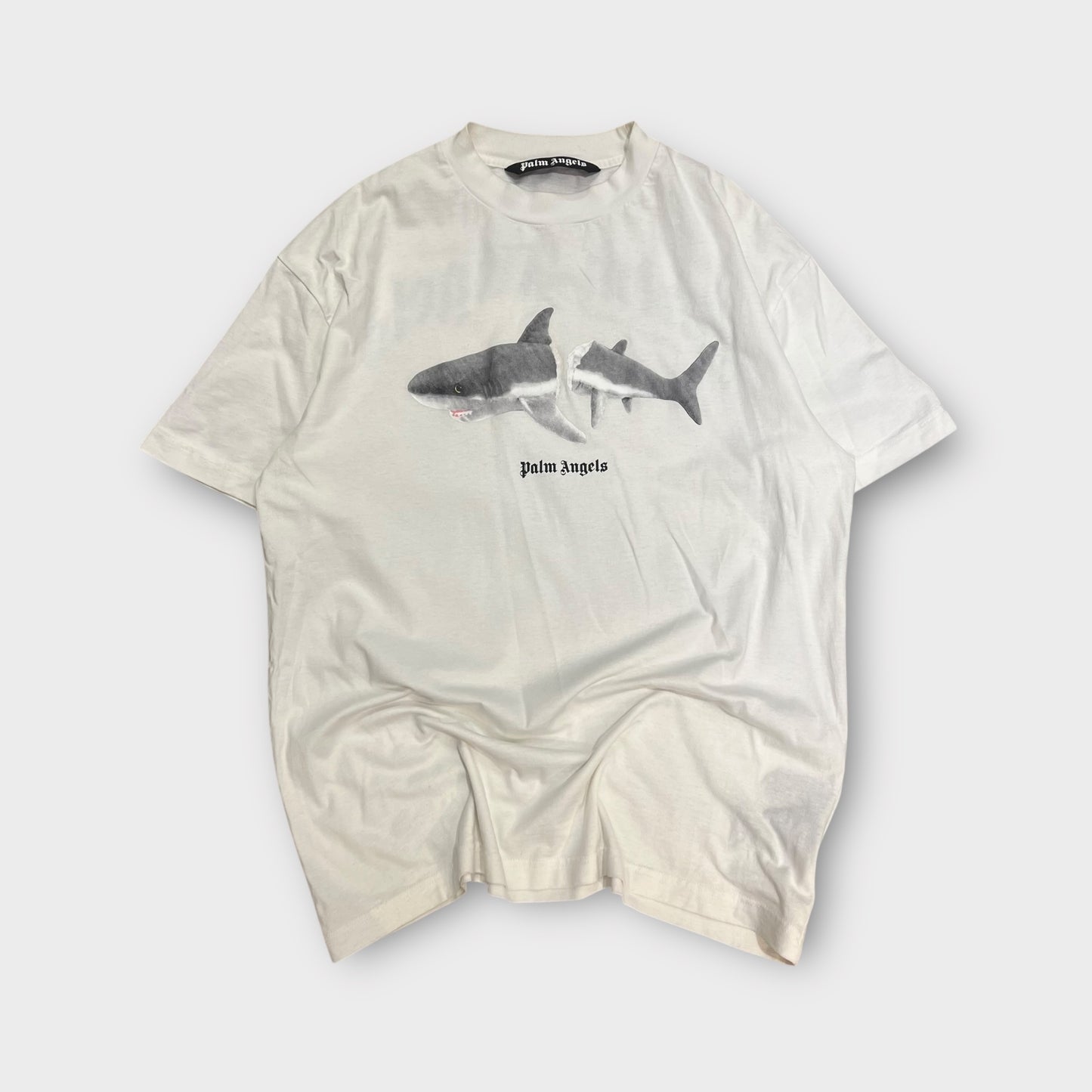 T-Shirt Palm Angels Shark Blanc - L