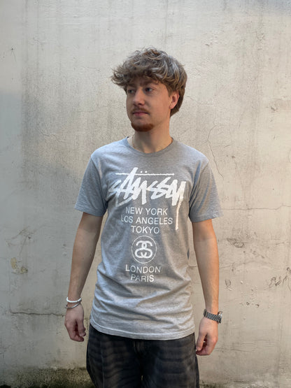 T-shirt Stussy Destination gris - M