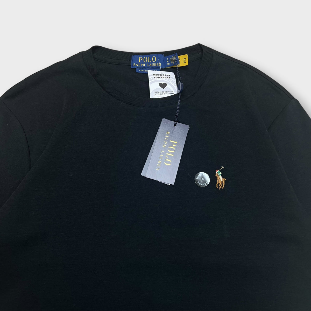 Tshirt RALPH LAUREN S noir