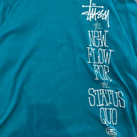 T-Shirt Stussy Bleu Turquoise - M