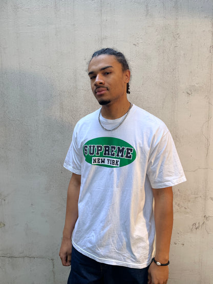 T-shirt Supreme New York blanc - XL