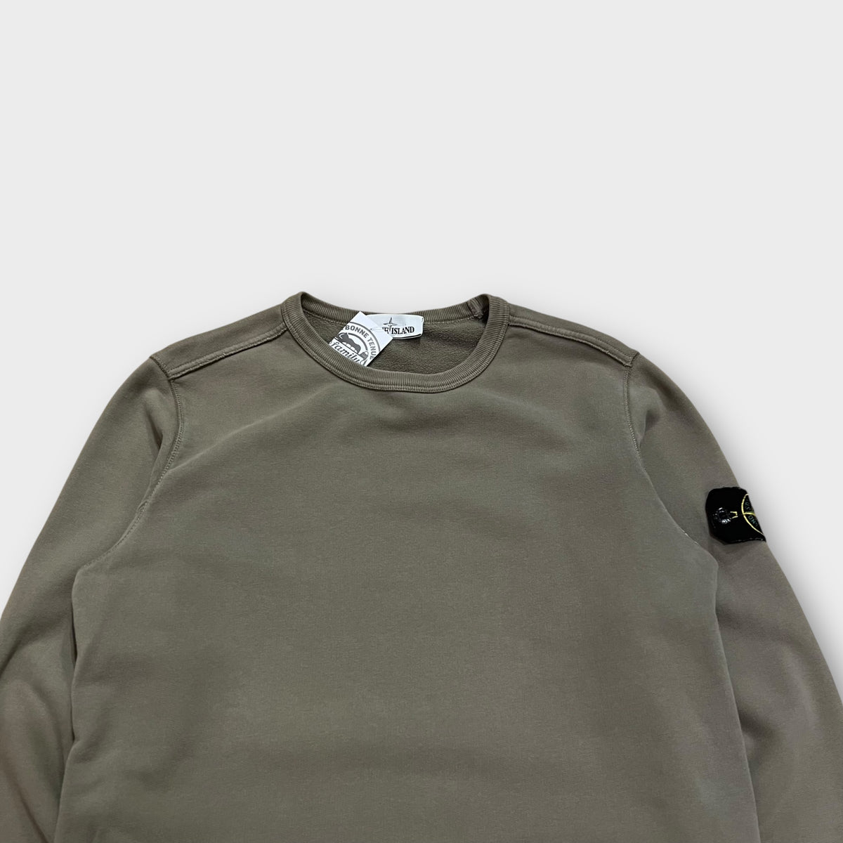 Sweat Stone Island Kaki - S