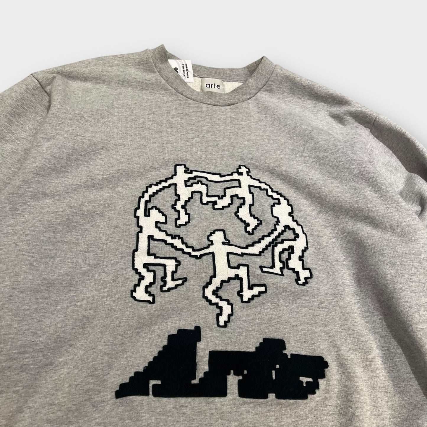Sweat Arte gris - L