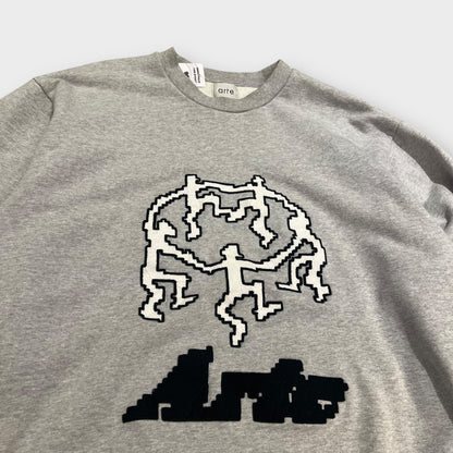 Sweat Arte gris - L