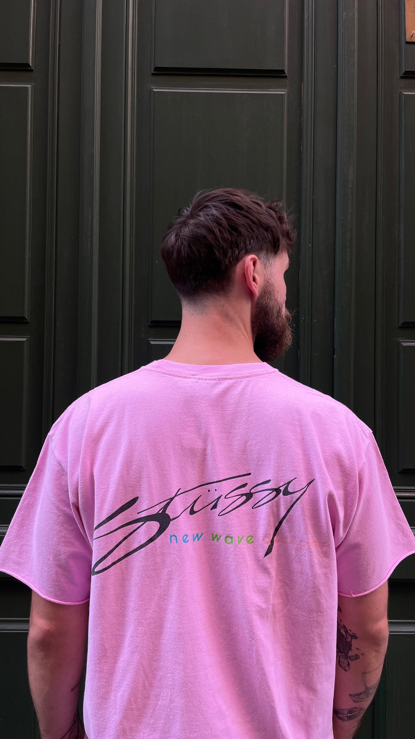 T-shirt Stussy rose cropé rose - XL