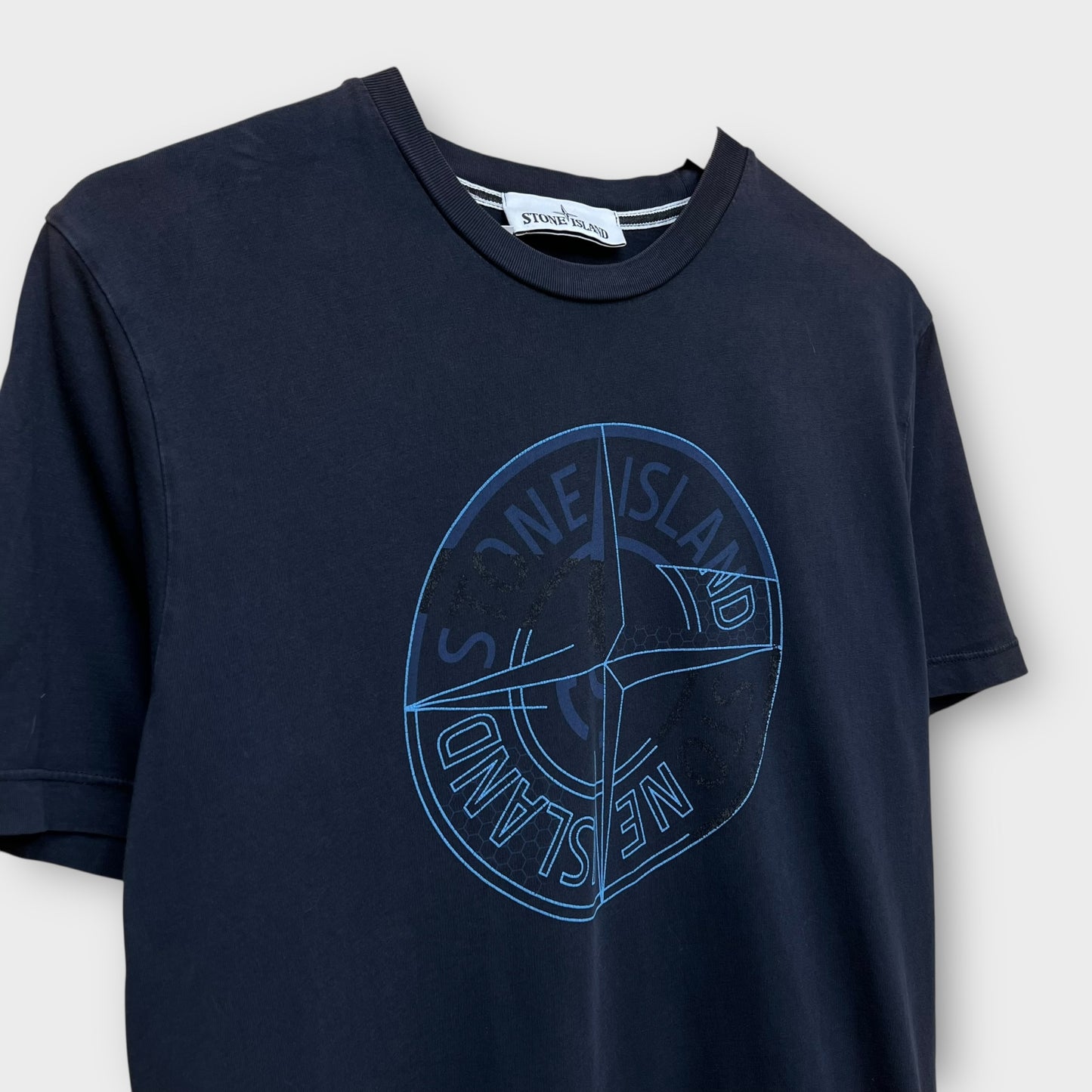 T-shirt Stone Island bleu marine - L
