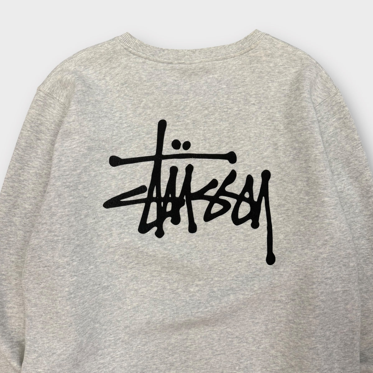 Classic sweat Stussy gris - L