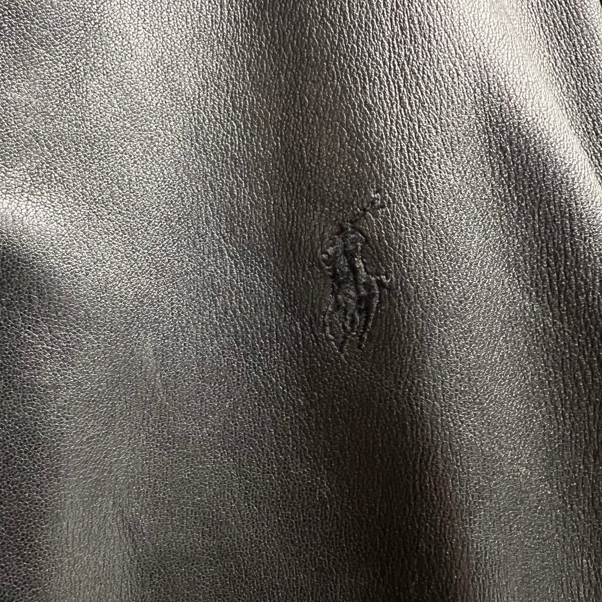 Veste En Cuir Ralph Lauren Noir - XXL