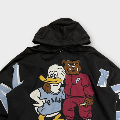 Hoodie Palace "Dog & Duck  Drop Shoulder hood" Noir - L