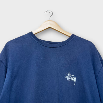 Basic tee Stussy bleu marine - XL