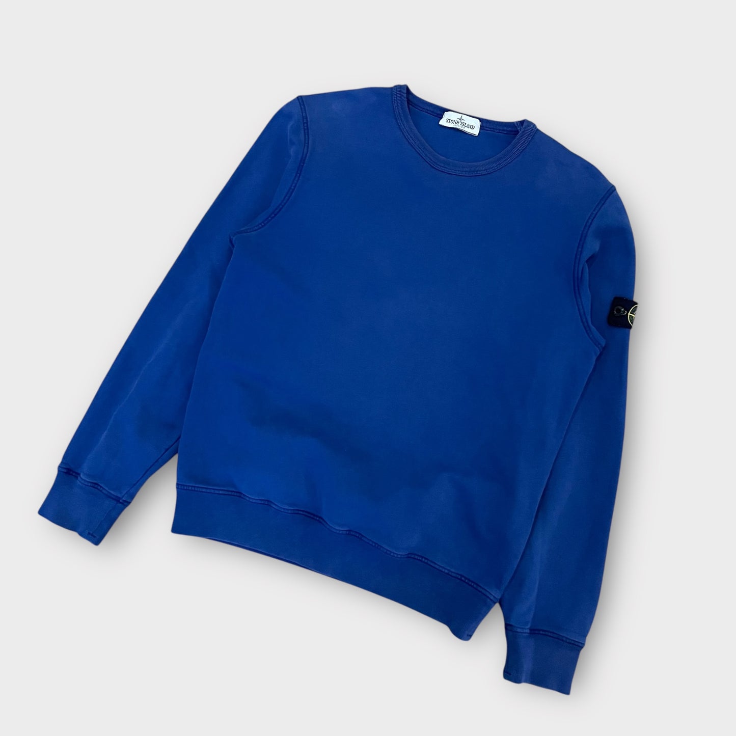 Sweat Stone Island junior bleu - S