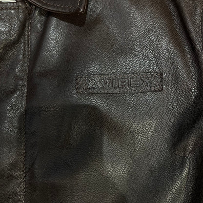 Veste En Cuir Avirex Marron - L