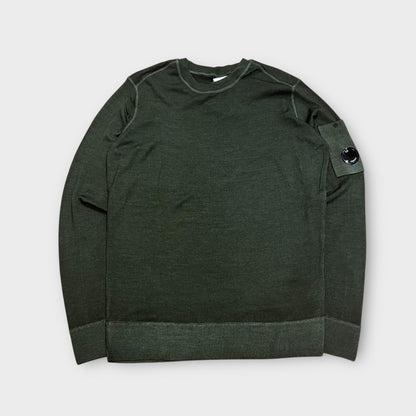 Pull fin CP Company kaki - XXL
