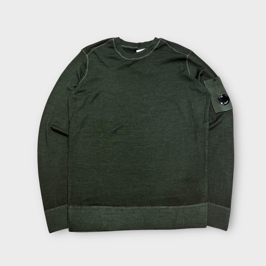 Pull fin CP Company kaki - XXL