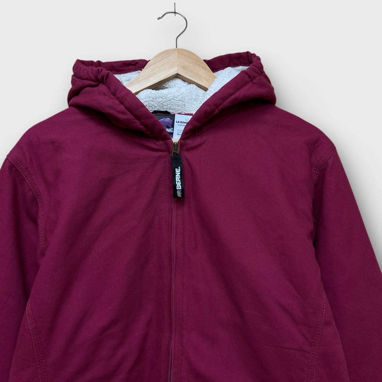 Work Jacket Berne Rose - XL enfant fit M