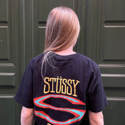 Stussy Tribe Black T-Shirt - S