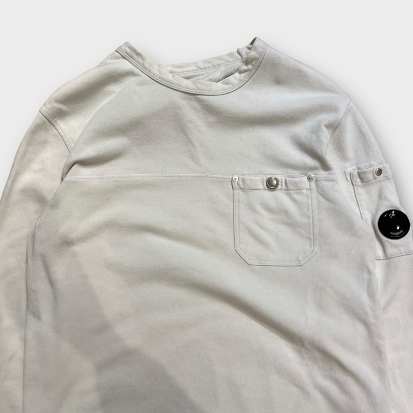 Sweat CP Company Blanc - L
