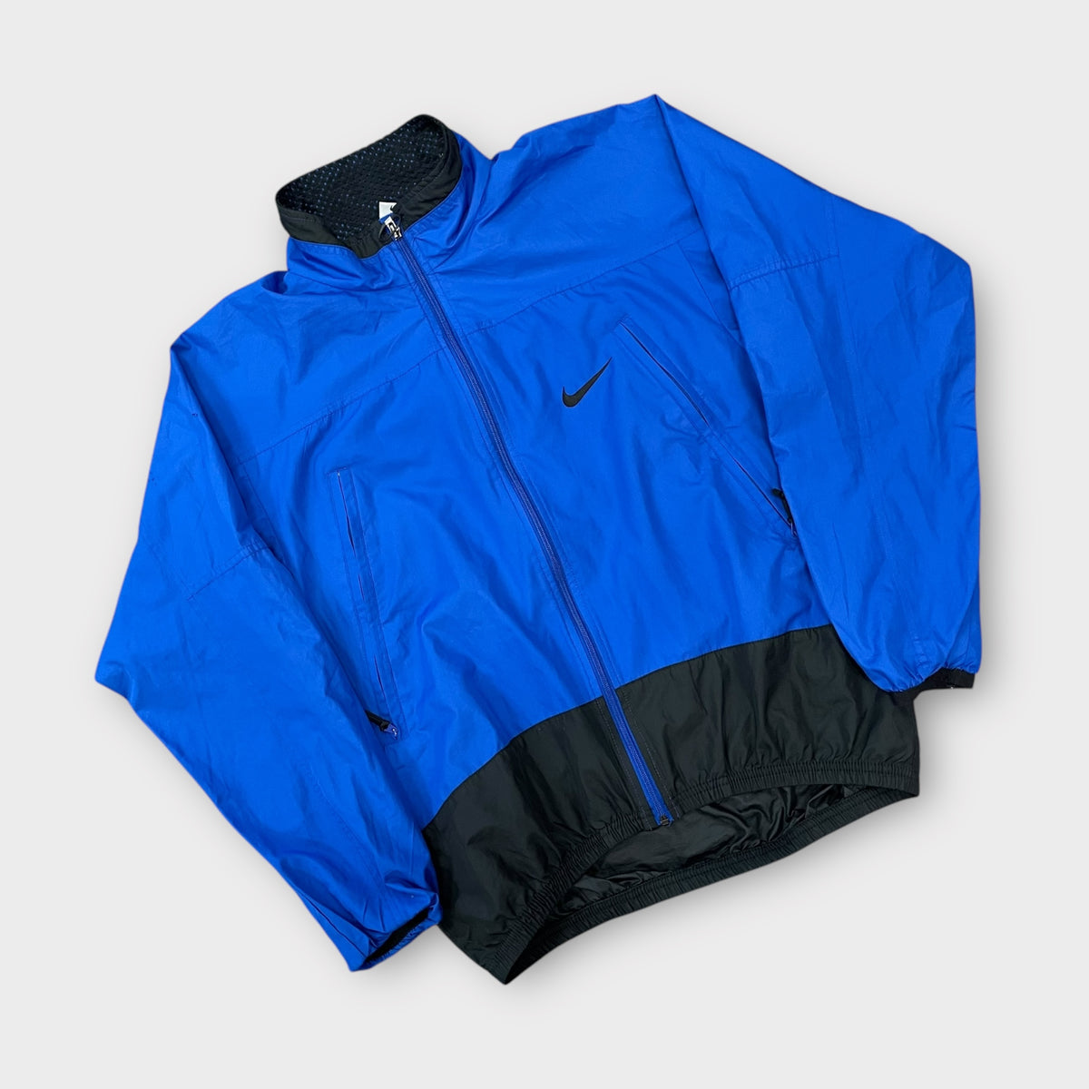 Veste Nike vintage 90's bleu (usure sur un  bras) - S