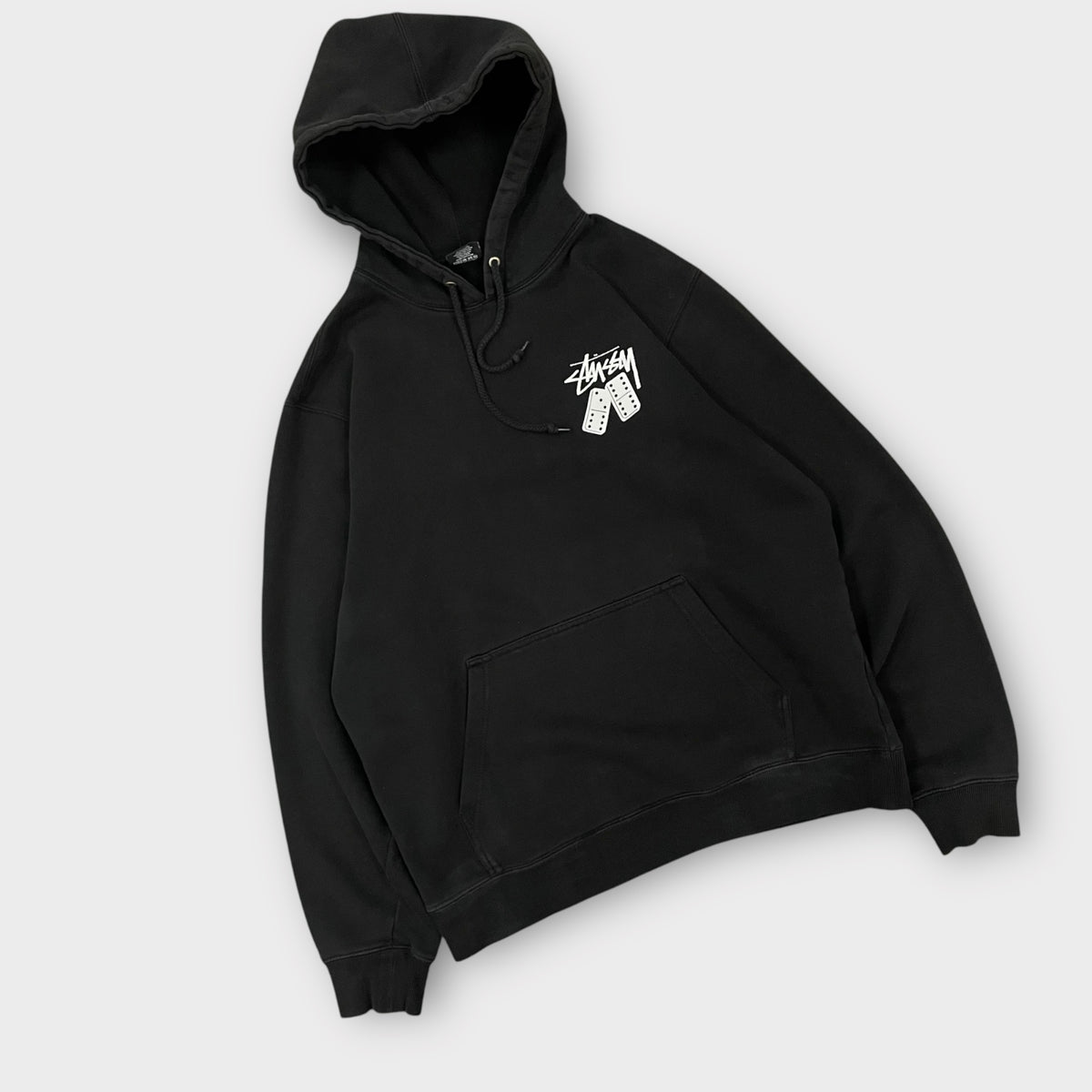 Hoodie Stussy noir Domino - L