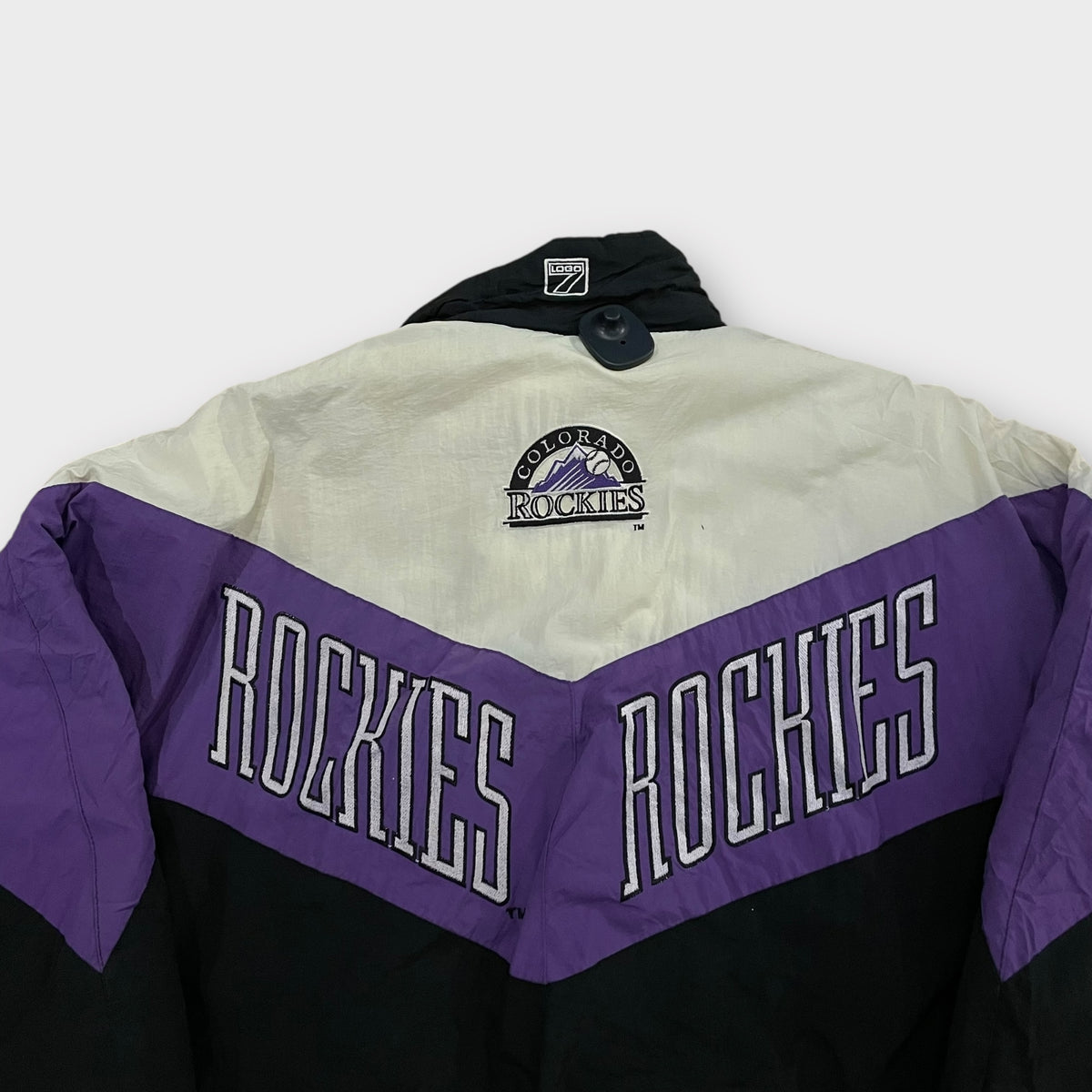 Rare Puffer vintage 90's Logo 7 "Colorado Rockies"