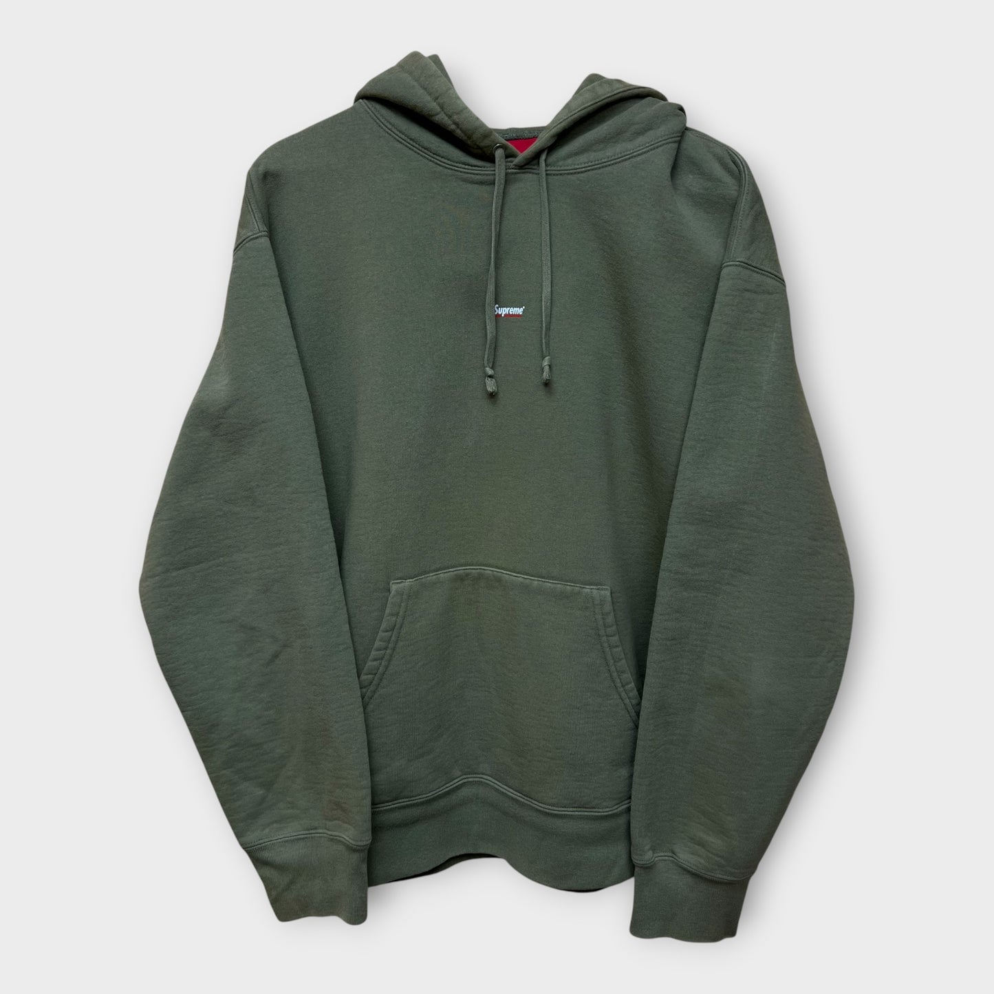 Hoodie Supreme vert kaki - XL