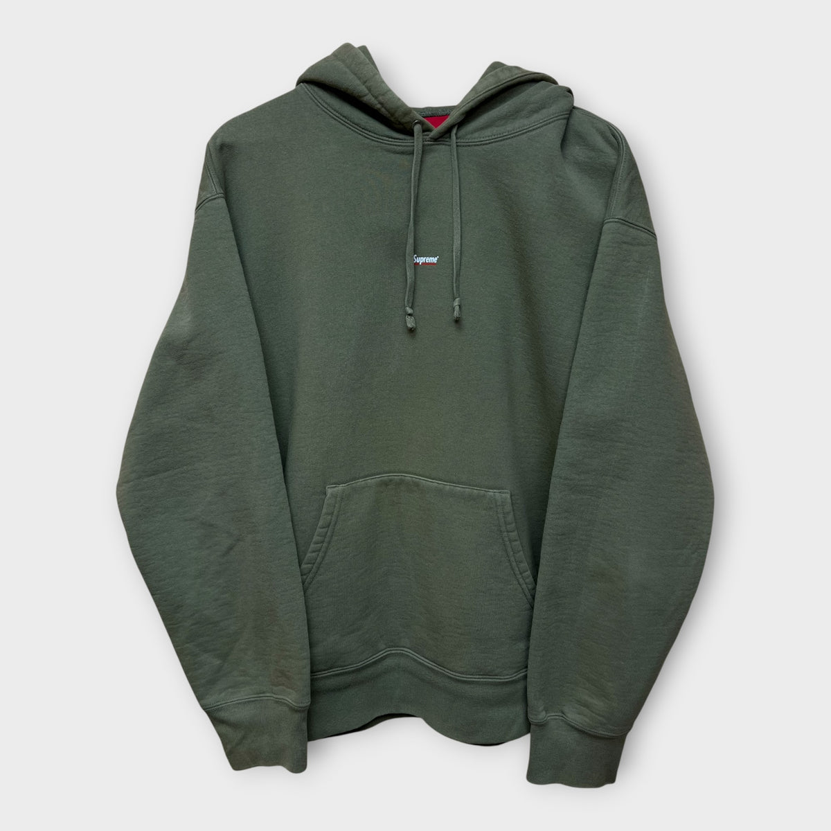 Hoodie Supreme vert kaki - XL