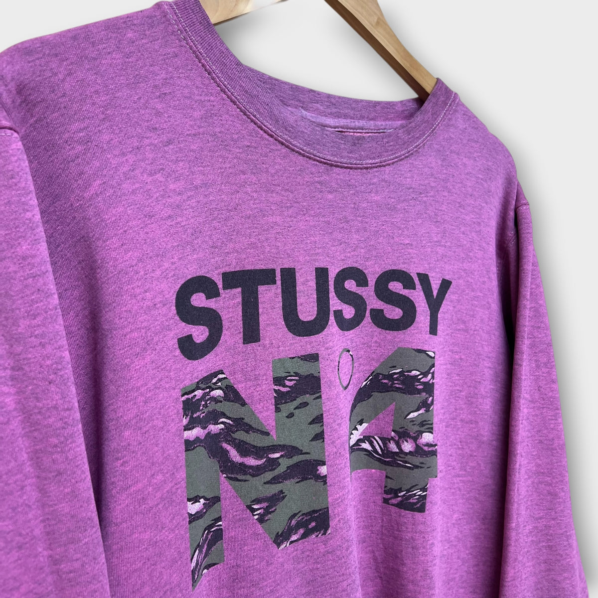 Sweat Stussy N°4 Gris - L