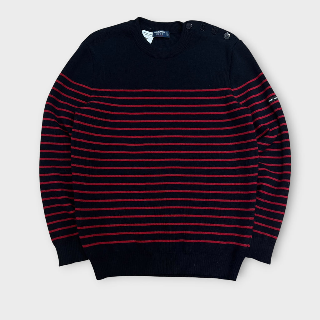 Pull en laine SAINT JAMES marine L