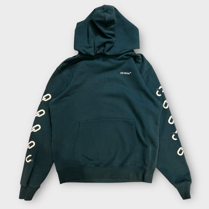 Hoddie Off White Vert Canard - L