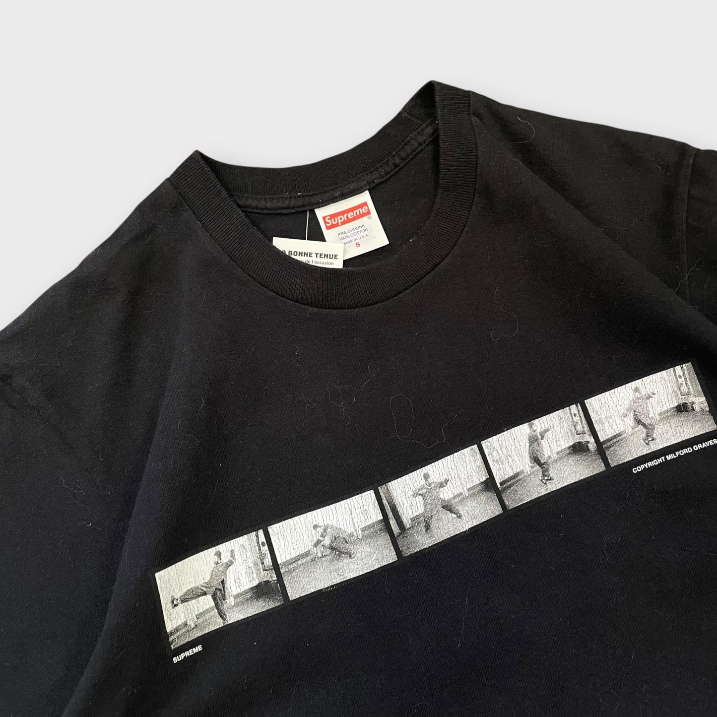 T-Shirt Supreme "Milford Graves" Noir - S