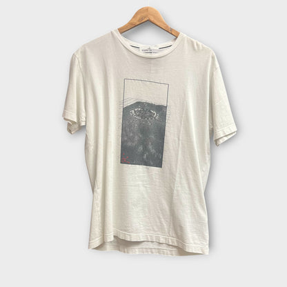 T-Shirt Stone Island Blanc - M
