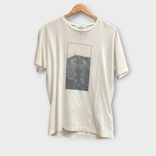 T-Shirt Stone Island Blanc - M